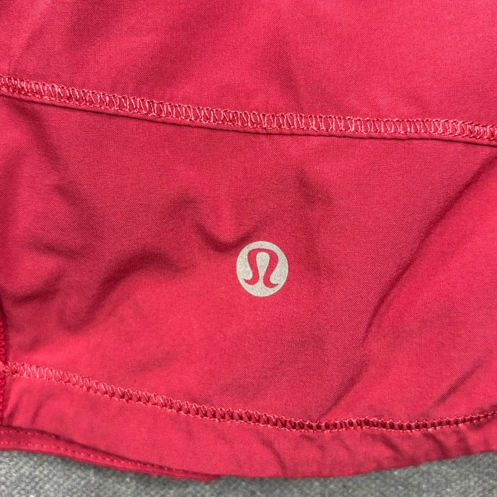 Lululemon Pace Setter Skirt Women Size 6 Pink Red Snakeskin Athletic Skort - Picture 4 of 4